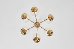  Gl ssner Swedish Modern Six Armed Chandelier by Gl ssner Sweden ca 1940s - 4311037