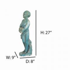  Gladding McBean An American glazed terracotta fountain figure C 1940  - 4211301