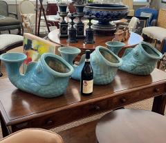  Gladding McBean Assembled Group of Three Gladding McBean Style Koi Fish Vessels Planters - 4302191