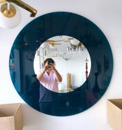  Glas Italia Mirror Blue Glass by Glas Italia Italy 1980s - 735873