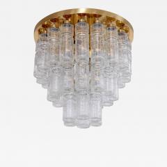  Glash tte Limburg 1 of 17 Huge Glass and Brass Flush Mounts or Chandeliers by Glash tte Limburg - 534188