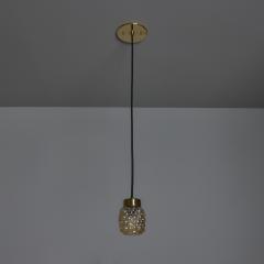  Glash tte Limburg 1960s Helena Tynell Amber Bubble Glass Pendant Lamp for Limburg - 3826552