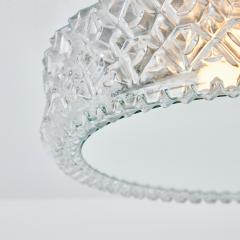  Glash tte Limburg 1960s Sculptural Glass and Mirrored Wall or Ceiling Lamp for Limberg - 2821608