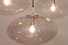  Glash tte Limburg Extraordinary Huge Glass Globe Cascade Chandelier by Glash tte Limburg - 543902