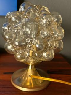  Glash tte Limburg Helena Tynell Golden Amber Bubble Glass Lamp - 3982548