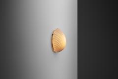  Glash tte Limburg Large Opal Glass Seashell Wall Lamp by Glash tte Limburg Germany 1970s - 3334996