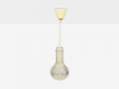  Glash tte Limburg Limburg Glash tte Small Pendant Light Textured Glass Plastic Germany 1970s - 4636744
