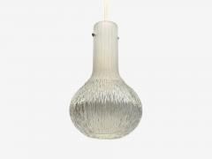  Glash tte Limburg Limburg Glash tte Small Pendant Light Textured Glass Plastic Germany 1970s - 4636746