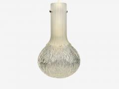  Glash tte Limburg Limburg Glash tte Small Pendant Light Textured Glass Plastic Germany 1970s - 4636747