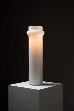  Glash tte Limburg Mid Century Minimalist Opal Glass Cylinder - 4505250