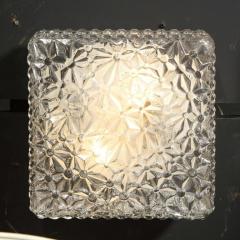  Glash tte Limburg Mid Century Modern Geometric Translucent Glass Flushmount by Glash tte Limburgh - 2551367