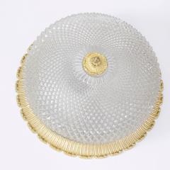  Glash tte Limburg Oversized Glash tte Limburg Glass Flush Mount with Gold Plated Base - 550689