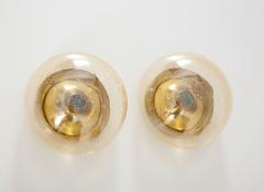  Glash tte Limburg Pair of 1970s Dome Sconces Flush mounts by Limburg  - 2722174