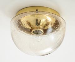  Glash tte Limburg Pair of 1970s Glass Dome Sconces by Limburg - 1090777