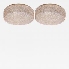  Glash tte Limburg Pair of Extra Large Glass Flush Mounts or Sconces for Glash tte Limburg - 551848