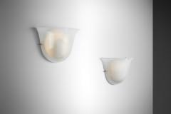  Glash tte Limburg Pair of Glass Wall Lamps by Glash tte Limburg Germany 1970s - 4317789