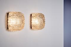  Glash tte Limburg Pair of Limburg Glash tte Wall or Ceiling Lamp Model A 670 - 4456122