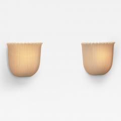  Glash tte Limburg Pair of Model 2877 Wall Lamps by Glash tte Limburg Germany 1970s - 4466997