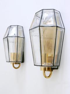  Glash tte Limburg Set of Two Mid Century Modern Sconces or Wall Fixtures by Glash tte Limburg - 3097566