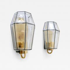  Glash tte Limburg Set of Two Mid Century Modern Sconces or Wall Fixtures by Glash tte Limburg - 3099284