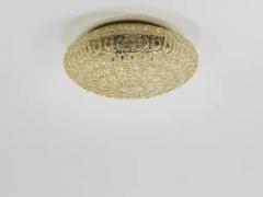  Glash tte Limburg Very Large Limburg Amber Bubble Glass Flush Mount or Sconce Germany 1960s - 4067607