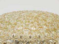  Glash tte Limburg Very Large Limburg Amber Bubble Glass Flush Mount or Sconce Germany 1960s - 4067637