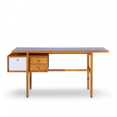  Glenn of California Glenn of California Mid Century Walnut and White Formica Desk - 4485841