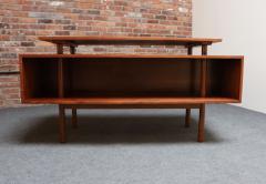  Glenn of California Mid Century Floating Top Walnut Desk by Milo Baughman for Glenn of California - 4452940