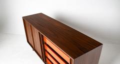  Glenn of California Milo Baughman Double Tambour Door Credenza for Glenn of CA - 4632145