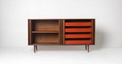  Glenn of California Milo Baughman Double Tambour Door Credenza for Glenn of CA - 4632152