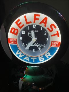  Glo Dial Belfast Glo Dial Sparkling Water Neon Table Clock - 1999385