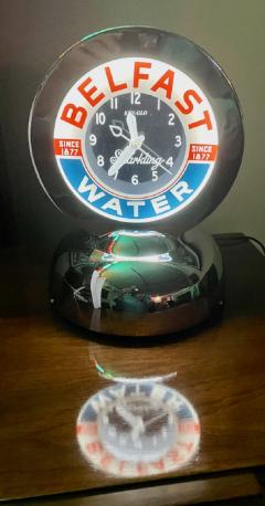  Glo Dial Belfast Glo Dial Sparkling Water Neon Table Clock - 1999406