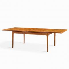  Glostrup Mobelfabrik Glostrup M belfabrik Mid Century Danish Teak Hidden Leaf Dining Table 2 Leaves - 4425724