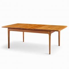  Glostrup Mobelfabrik Glostrup M belfabrik Mid Century Danish Teak Hidden Leaf Dining Table 2 Leaves - 4425730
