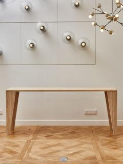  Glustin Luminaires Contemporary Travertine Console by Glustin Luminaires - 4715283