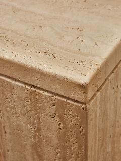  Glustin Luminaires Contemporary Travertine Console by Glustin Luminaires - 4715284