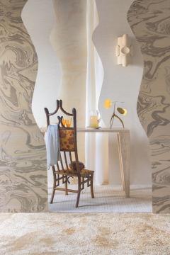  Glustin Luminaires Contemporary Travertine Console by Glustin Luminaires - 4715287