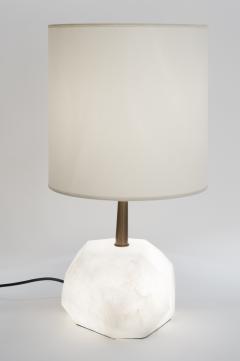  Glustin Luminaires Glustin Luminaires Alabaster Monolith Faceted Table Lamps - 976530