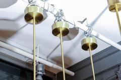  Glustin Luminaires Glustin Luminaires Brass and Alabaster Rings Pendant - 4721779