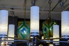  Glustin Luminaires Glustin Luminaires Creation Brass Chandelier with Alabaster Sconces - 4721848