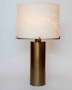  Glustin Luminaires Glustin Luminaires Creation Brass and Alabaster Shades Table Lamp - 728720