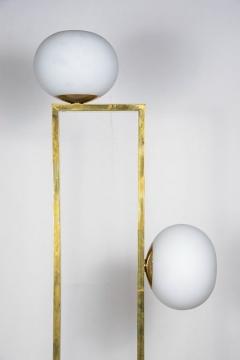  Glustin Luminaires Glustin Luminaires Creation Rectangular Floor Lamps with Globes - 4715825