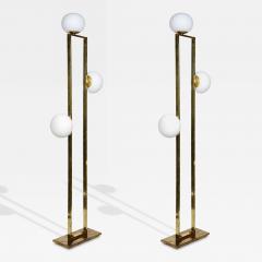  Glustin Luminaires Glustin Luminaires Creation Rectangular Floor Lamps with Globes - 4767805