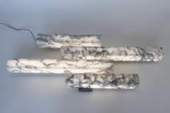  Glustin Luminaires Glustin Luminaires Pair of Alabaster Wall Sconces - 1066254