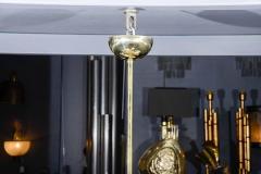  Glustin Luminaires Glustin Luminaires Sputnik Chandelier with Iridescent Globes - 4719289