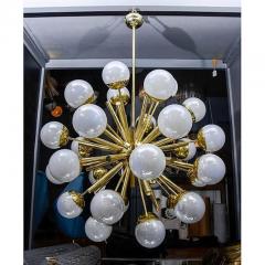  Glustin Luminaires Glustin Luminaires Sputnik Chandelier with Iridescent Globes - 4719292