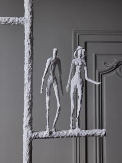  Glustin Luminaires Linear Plaster Chandelier with Characters by Glustin Luminaires - 4743311
