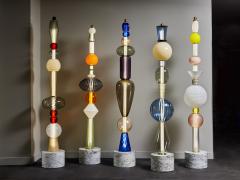  Glustin Luminaires Unique Glass Totem Floor Lamps by Glustin Luminaires - 2808084