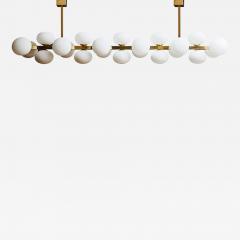  Glustin Luminaires Wide Brass Candlestick with Globes - 4748575