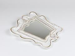  Gmundner Keramik Art Deco Theater Terracotta Wall Mirror by Gmundner Keramik Austria 1930s - 4261166